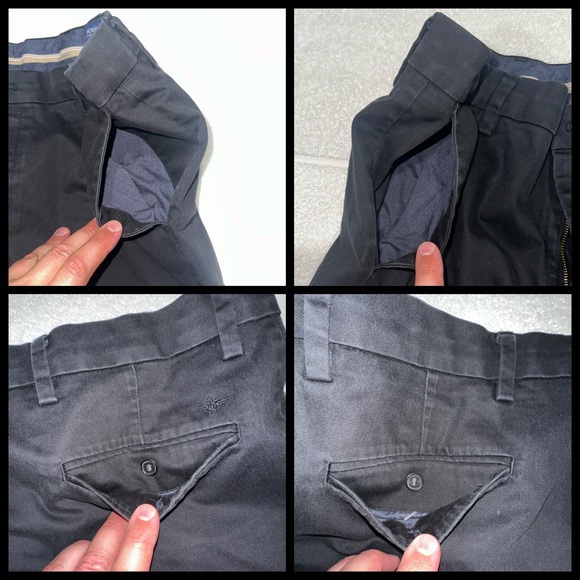 Dockers 🖤⚓️ Mens, Black, Khaki, Relaxed Fit, Wrinkle Free, 4 Pockets, Comfy ✌🏼 - Picture 6 of 16